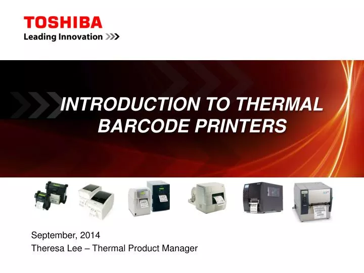 introduction to thermal barcode printers