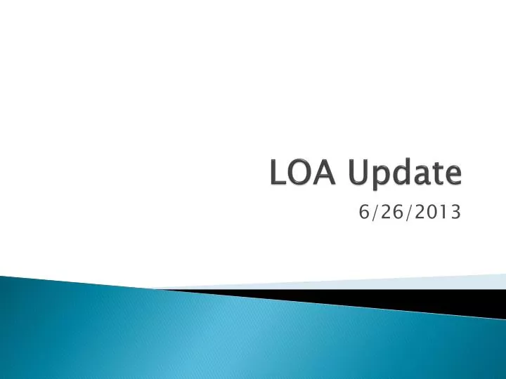 loa update