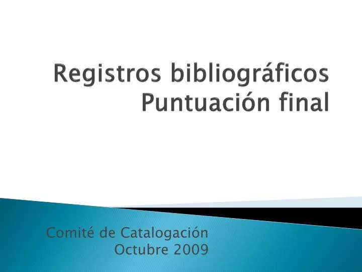 registros bibliogr ficos puntuaci n final