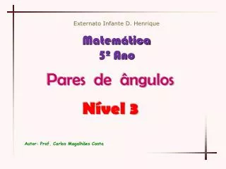 pares de ngulos