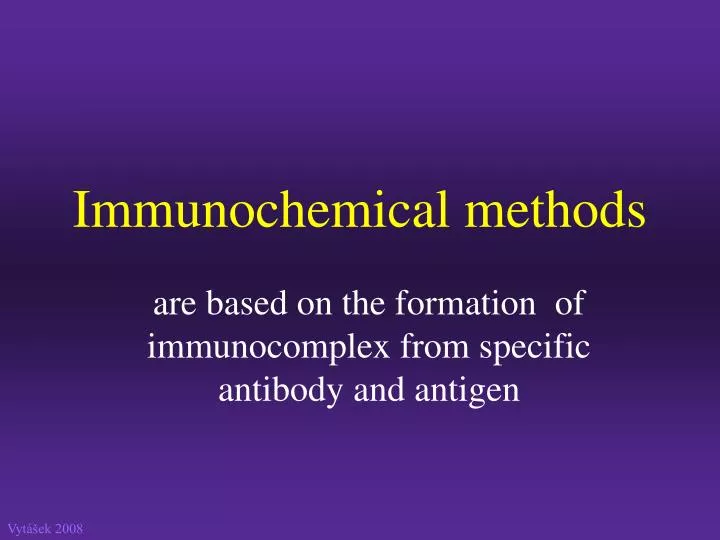immunochemical methods