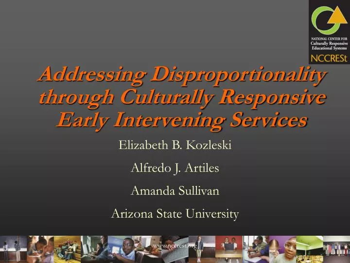 addressing disproportionality through culturally responsive early intervening services