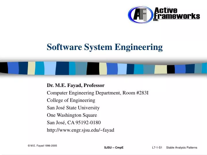 software system engineering