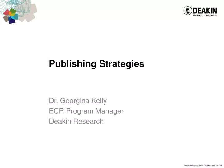 publishing strategies