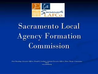 Sacramento Local Agency Formation Commission