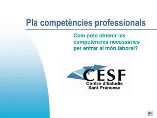 pla compet ncies professionals