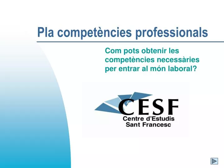 pla compet ncies professionals