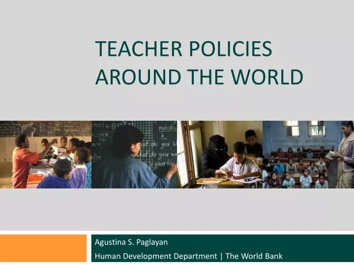 teacher policies around the world