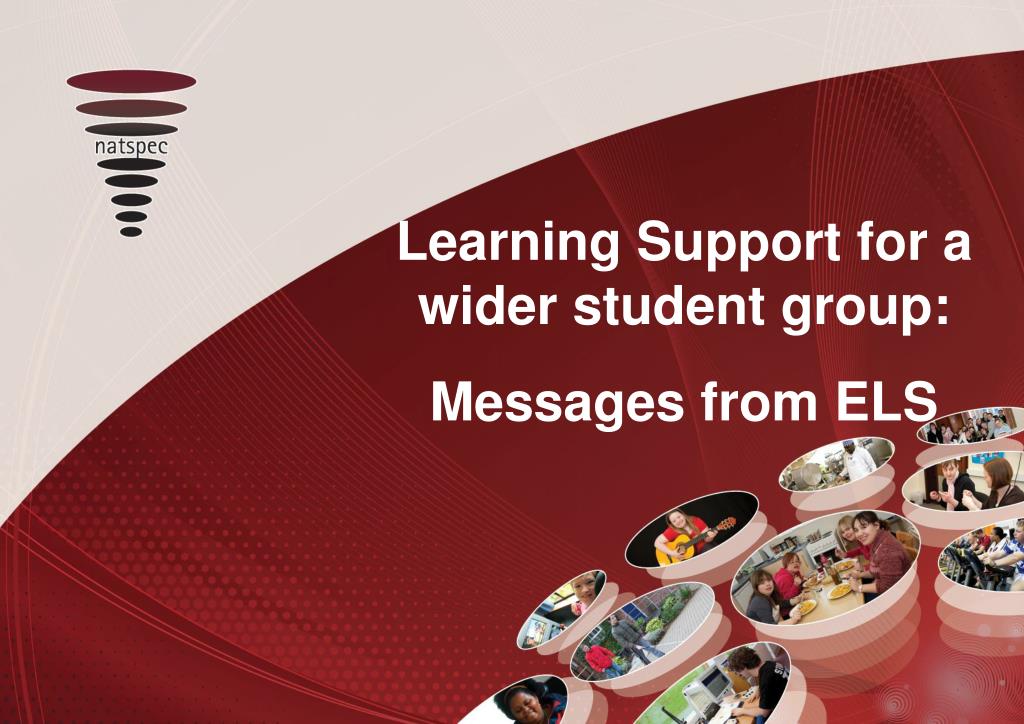Enhancing Learning Support: Insights and Resources from the ELS Initiative - slide 1