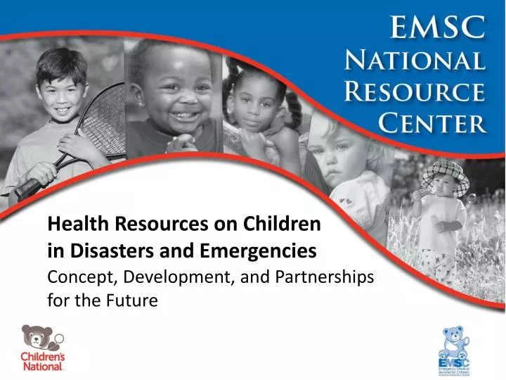 health resources on children in disasters and emergencies