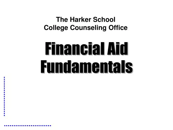 the harker school college counseling office