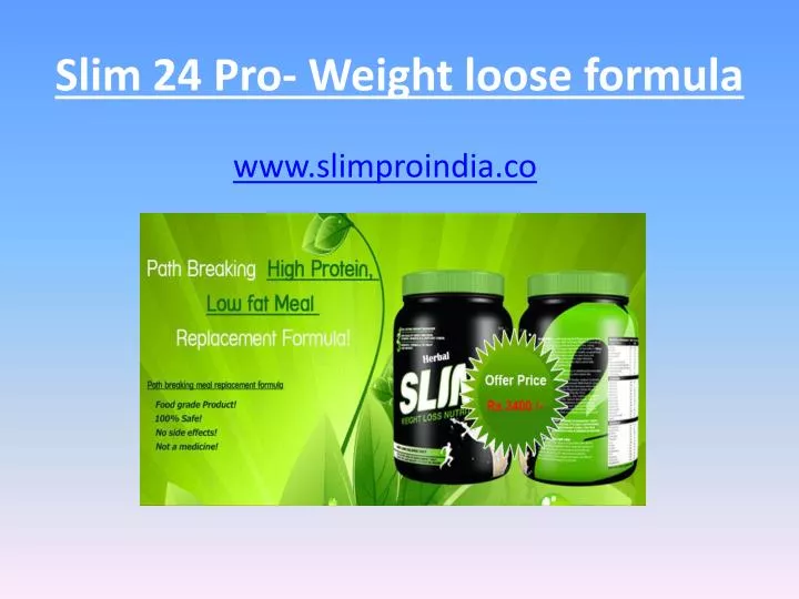 slim 24 pro weight loose formula