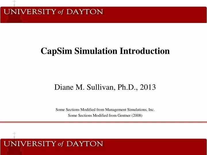 capsim simulation introduction