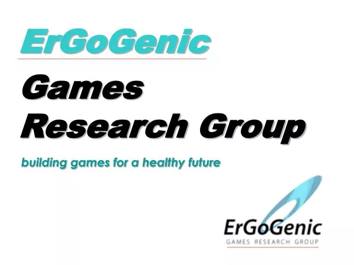 ergogenic games research group