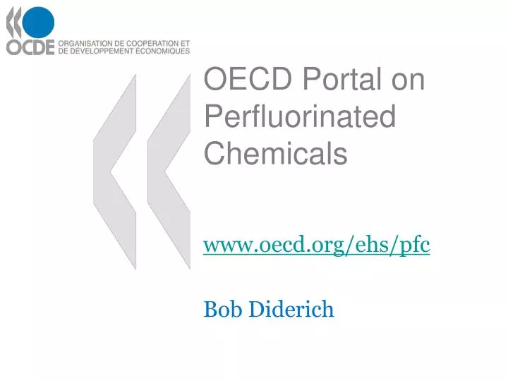 oecd portal on perfluorinated chemicals