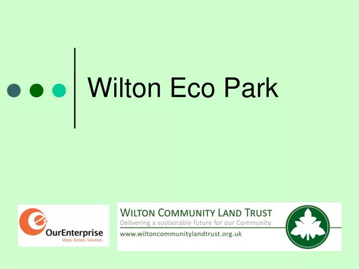 wilton eco park