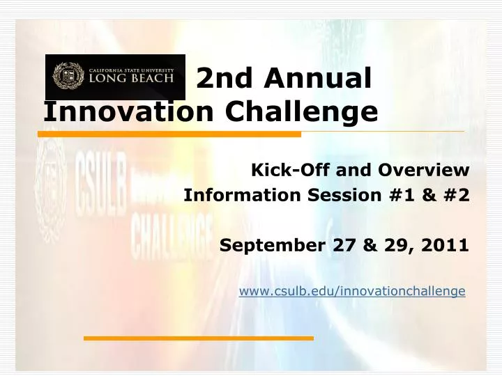 2nd annual innovation challenge