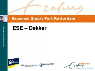 Erasmus Smart Port Rotterdam