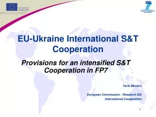 EU-Ukraine International S&amp;T Cooperation