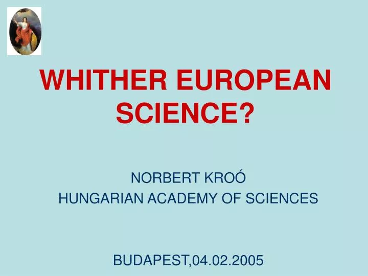 whither european science