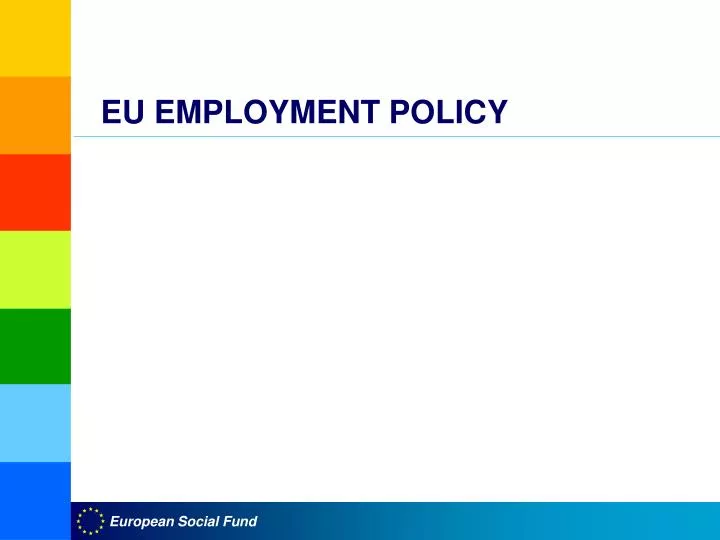 eu employment policy