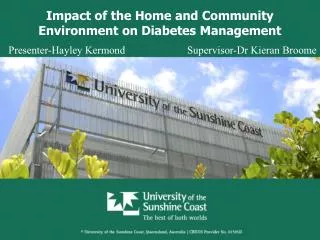 Impact of the Home and Community Environment on Diabetes Management