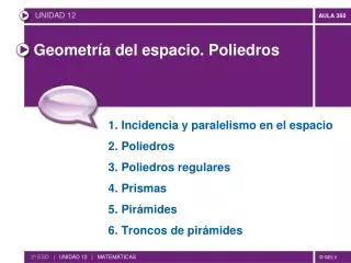 geometr a del espacio poliedros