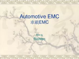 automotive emc emc