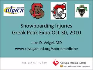 Snowboarding Injuries Greak Peak Expo Oct 30, 2010