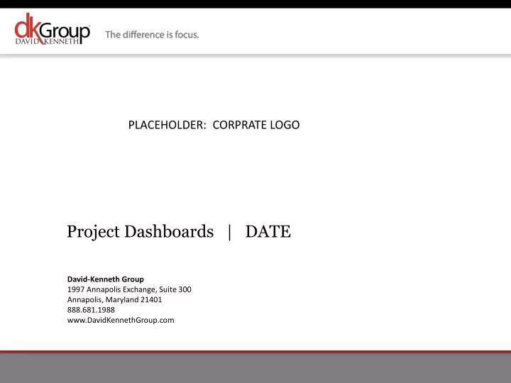 project dashboards date