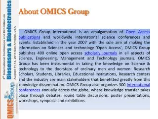 About OMICS Group