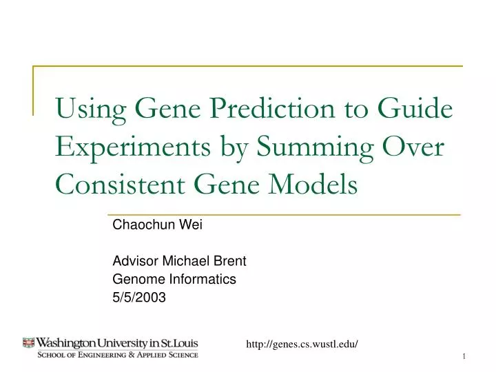 using gene prediction to guide experiments by summing over consistent gene models
