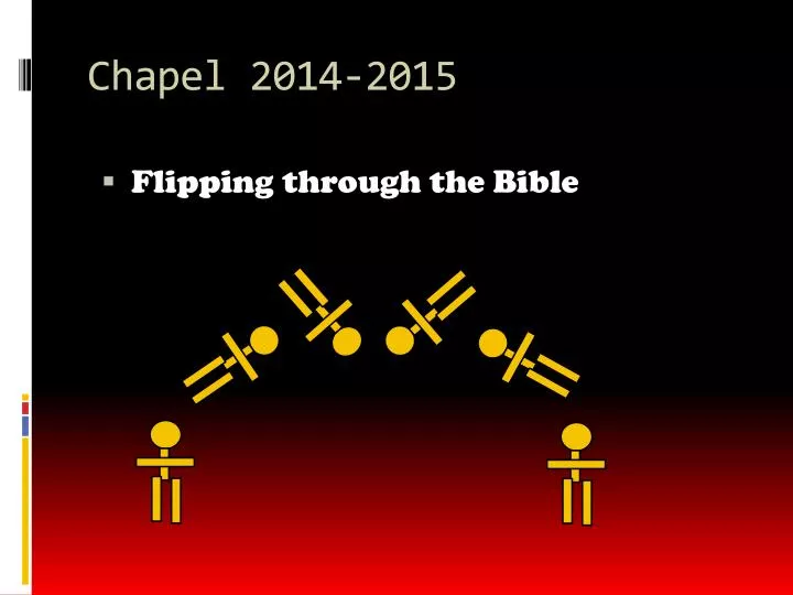 chapel 2014 2015