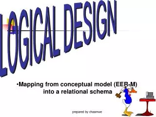 Mapping from conceptual model (EER-M) into a relational schema