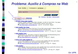 problema aux lio compras na web