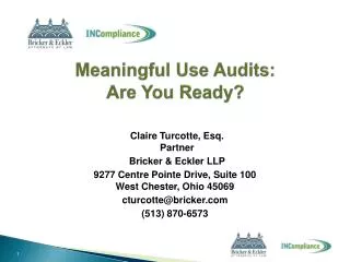 Meaningful Use Audits: Are You Ready?