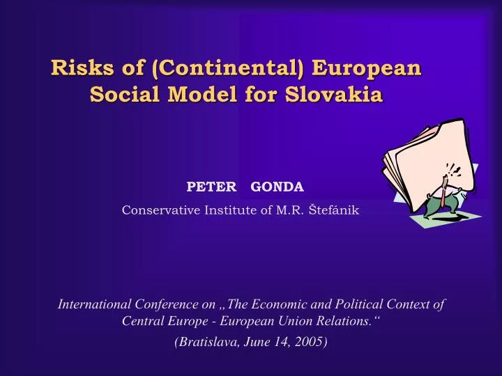 risks of continental european social model for slovakia