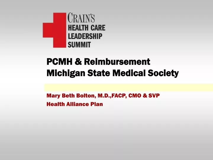 pcmh reimbursement michigan state medical society