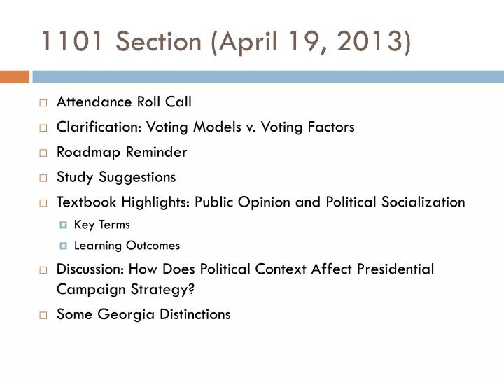 1101 section april 19 2013