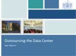 Outsourcing the Data Center - slide 1