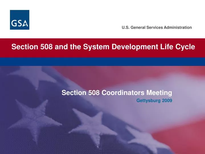 section 508 and the system development life cycle