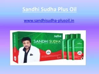 Sandhi sudha plus oil, sandhi sudha oil,