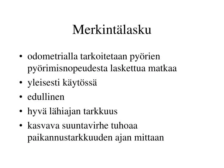 merkint lasku