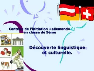 contenu de l initiation allemand en classe de 5 me