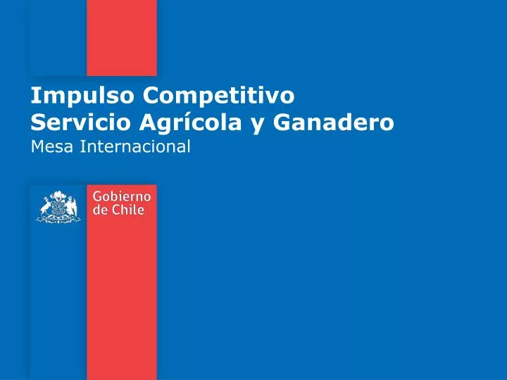 impulso competitivo servicio agr cola y ganadero