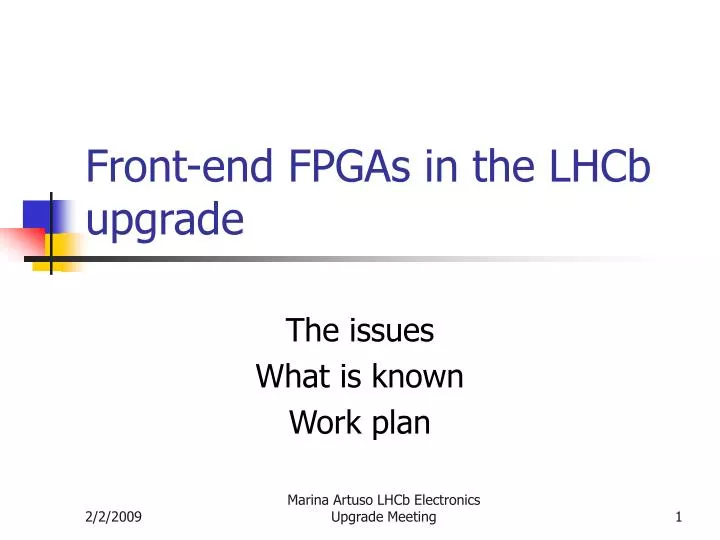 front end fpgas in the lhcb upgrade