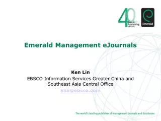 emerald management ejournals