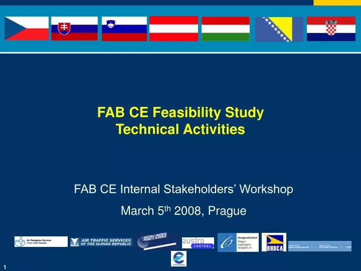 fab ce feasibility study technical activities