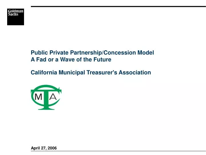 public private partnership concession model a fad or a wave of the future