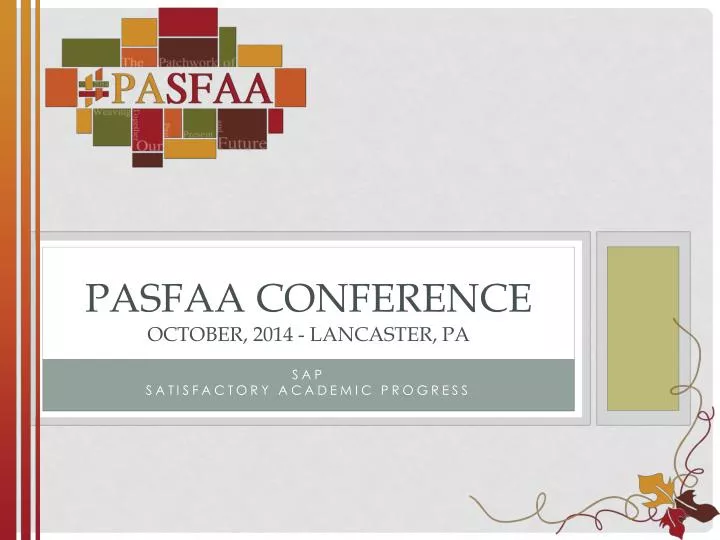 pasfaa conference october 2014 lancaster pa